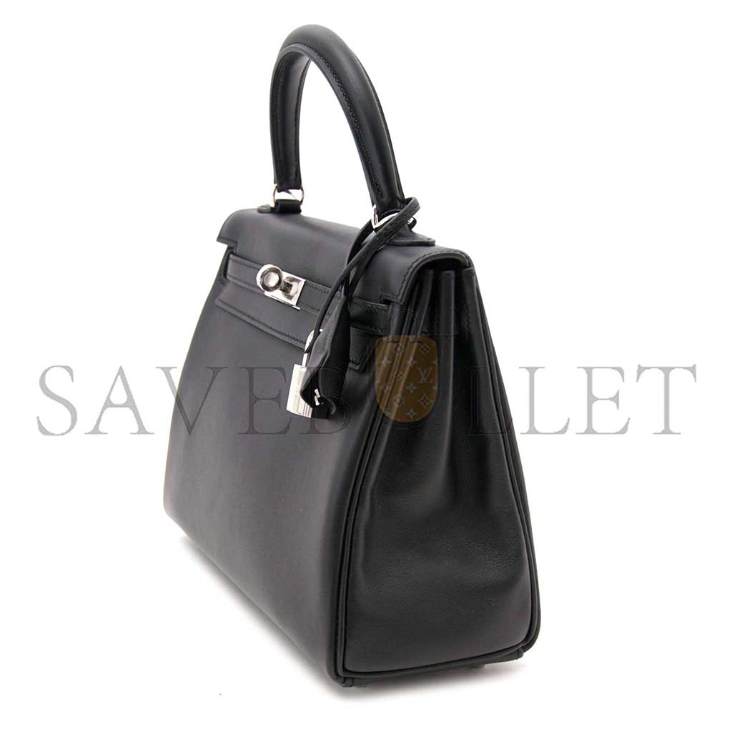 H**mes kelly 25 black swift (25*17*7cm)